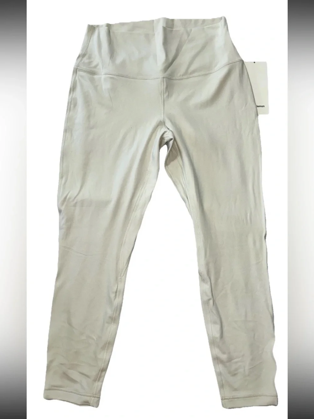NWT*LULULEMON*SIZE 12*ALIGN HIGH RISE 25”LENGTH PANT*AUTHENTIC*BONE/IVORY*$98